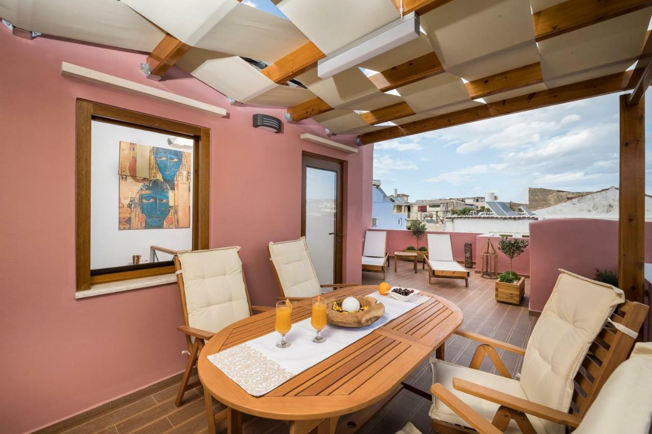 Evlimeni Suites Hriszí Aktí Haniá Kültér fotó